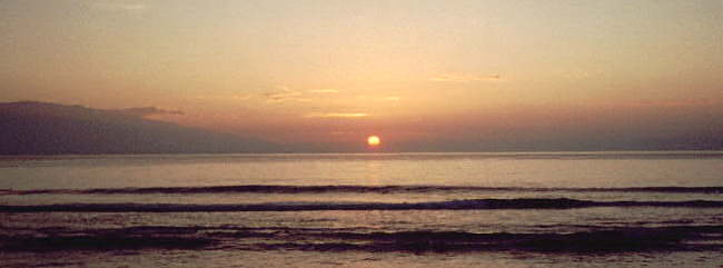 The New Year's first sunrise